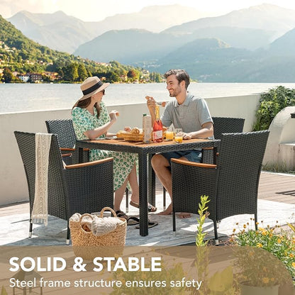 Devoko 5 PCS Furniture, Patio Conversation Set - Image 6