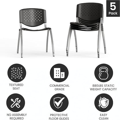 Flash Furniture Hercules Series Plastic Contoured Lobby Chairs - Image 5