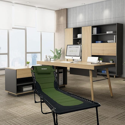 Oversized Padded Outdoor Folding Lounge Chair - Image 2