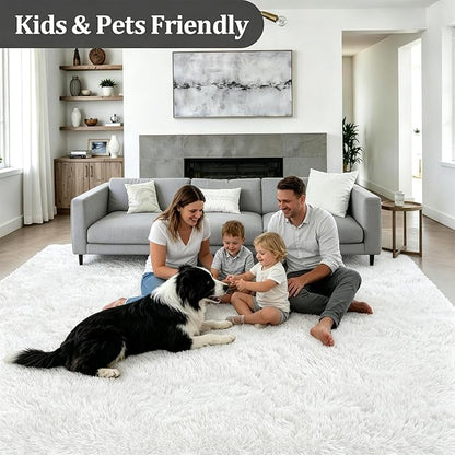 6x9 Area Rugs for Living Room Bedroom: Ultra Soft Fluffy Shag Rug Upgrade - Image 4