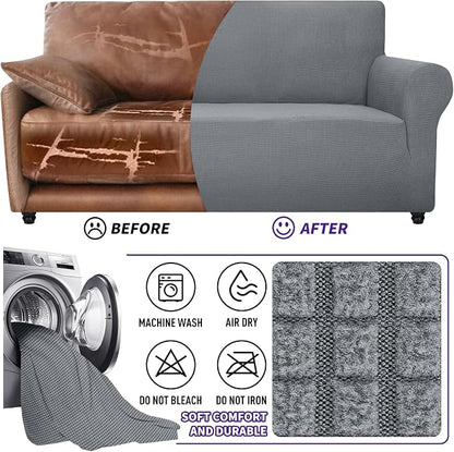 ZNSAYOTX Super Stretch Couch Cover Universal Sofa Covers - Image 7