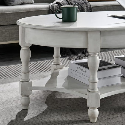 LEEMTORIG Oval Coffee Table - Image 6