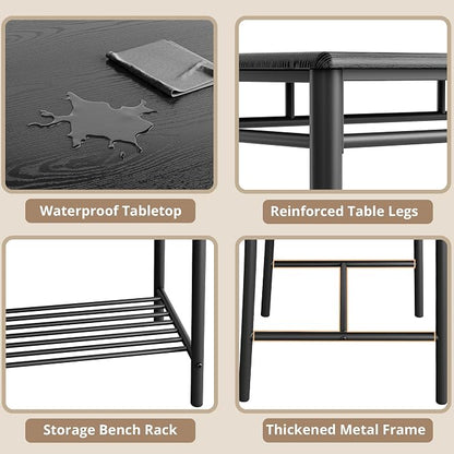 IRONCK Dining Table Set for 4, Kitchen Table - Image 7