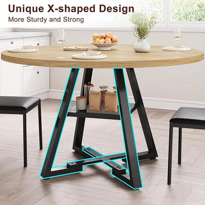 Jocoevol 51'' Round Dining Table - Image 7