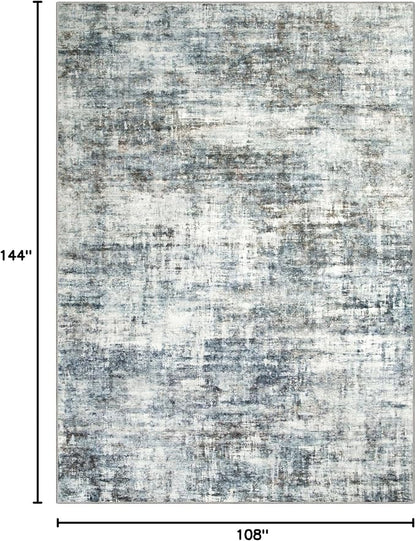 9x12 Area Rugs Washable Rug: Modern Abstract Living Room Rug Soft Anti-Skid - Image 2