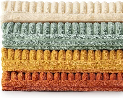 MIULEE Teal-Orange Decorative Throw Pillow Covers 20x20 Inch Set of 4 Boho - Image 8
