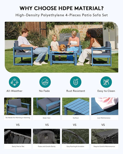 SERWALL 2 Pieces Single Cushioned Lounge Chair - Image 4