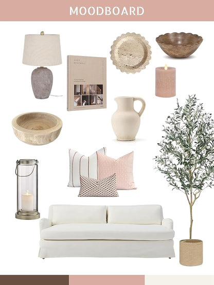 Crumbs Home Modern Farmhouse Fall Linen Indoor Outdoor Throw Pillow Cover Only - Image 4