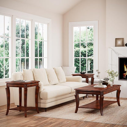 Living Room Tables Set of 3- One Coffee Table and Two End Tables - Image 4