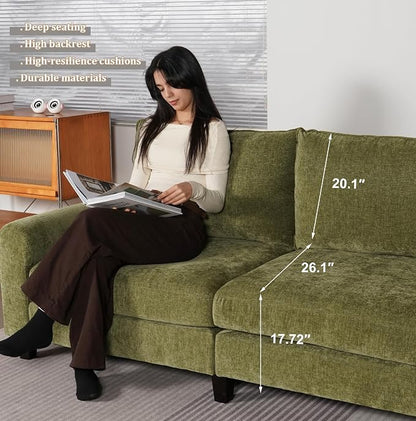 EASE MOOSE 88.5" Chenille Loveseat Couches - Image 4