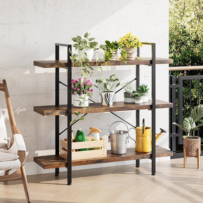 OtterOasis Heavy Duty 3-Tier Industrial Bookcase, 120lbs Shelf Capacity - Image 5