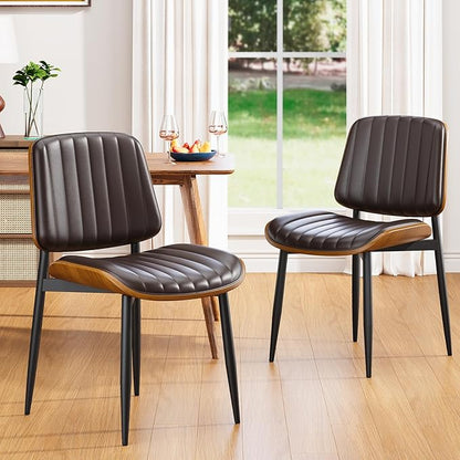 YaFiti Dining Chairs Set of 8, Mid Century Modern Dining Room Kitchen Chairs - Image 4