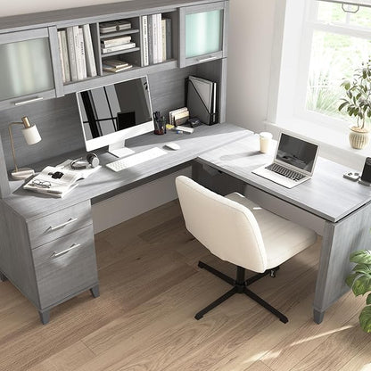 Bush Home 72-Inch L-Shaped Sit to Stand Desk - Image 7