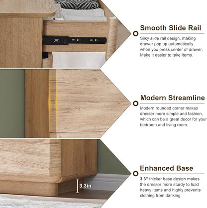 ACCOHOHO Modern 9 Drawer Dresser - Image 5