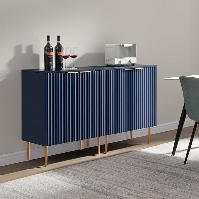 SICOTAS Sideboard Buffet Storage Cabinet, Modern Accent Cabinet - Image 3