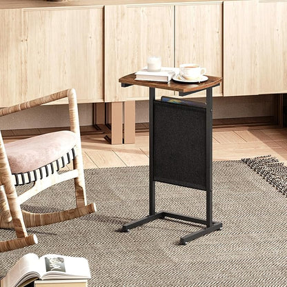 HOOBRO C Shaped End Table, 28.3" Side Table - Image 8