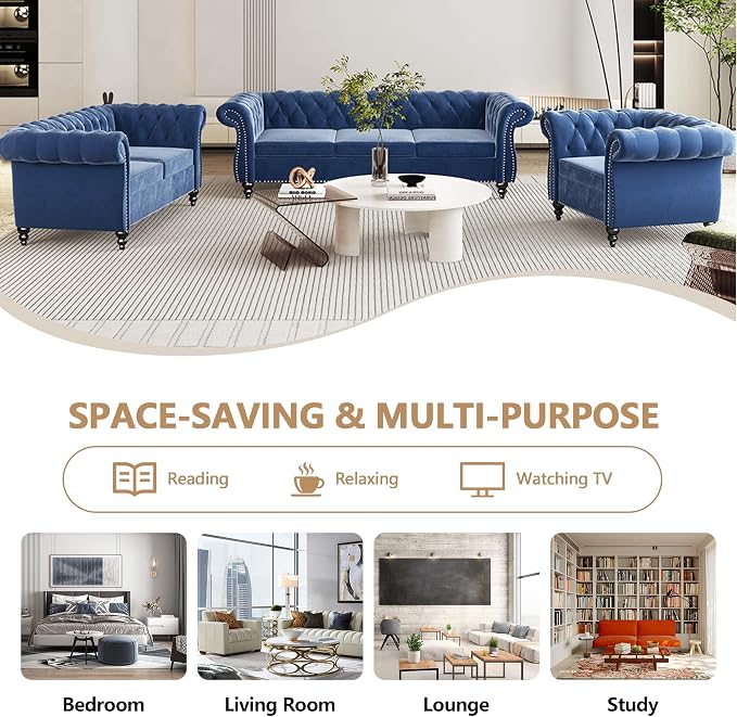 AVZEAR Living Room Accent Chair, Upholstered Sofa Chair Single Sofa Chair - Image 9