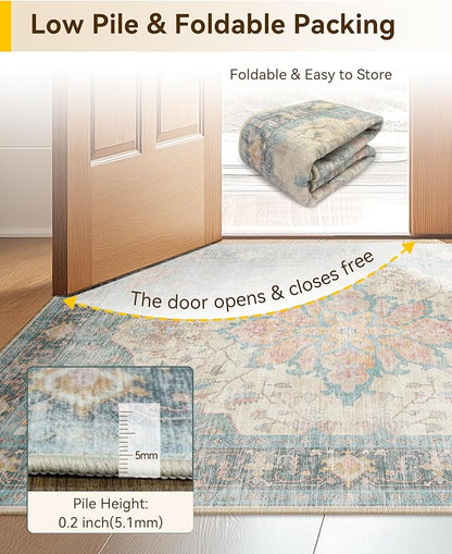 RELEANY Area Rugs 2'6"x4' Kitchen Rugs Entry Rug Small Rugs - Image 4