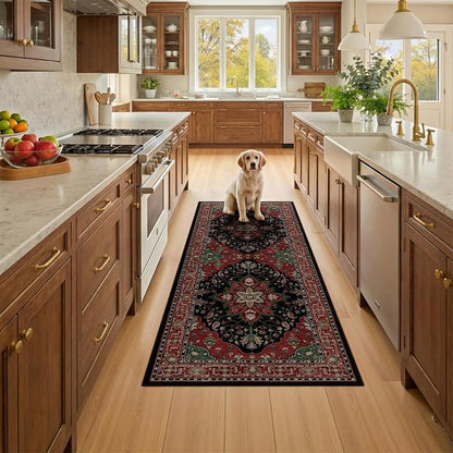 RELEANY Area Rugs 2'x6' Runner Rug Non Slip Washable - Image 2