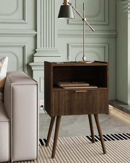 Veegle Nightstand, Modern Bedside Table - Image 5