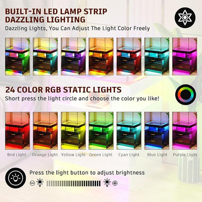 WOOVIVS Nightstand Set of 2 - Image 6