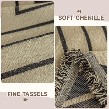 VClife Boho Sofa Cover Thick Chenille Couch Cover - Image 5