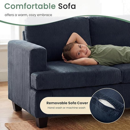 YOUDENOVA 2 Piece Set Comfy Sofa Couch, Loveseat Sofa * 2 - Image 4