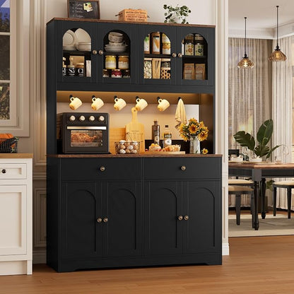 HIFIT 71" LED Kitchen Pantry Cabinet - Image 8