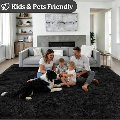 Fluffy 5x7 Area Rugs for Living Room Bedroom: Ultra Soft Shag Rug Non-Slip - Image 4