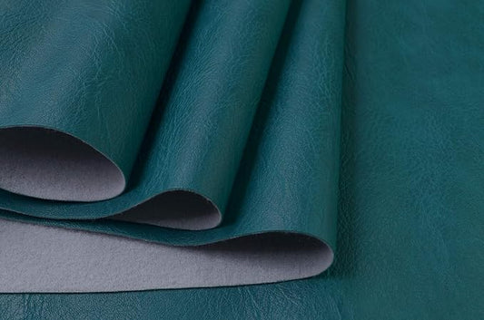 Wento Thick Half Yard Faux Leather Fabric Soft Skin Grain PU Leather by Wento