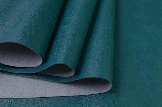 Wento Thick Faux Leather Fabric Soft Skin Grain PU Leather by Wento
