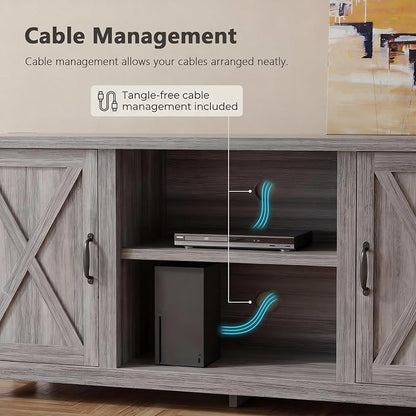 YESHOMY Modern Farmhouse TV Stand - Image 5