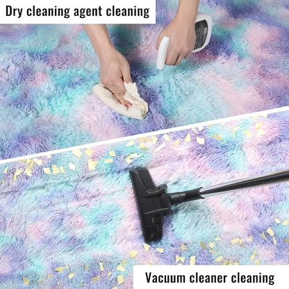 PAGISOFE Soft Purple Rainbow Rugs - Image 7