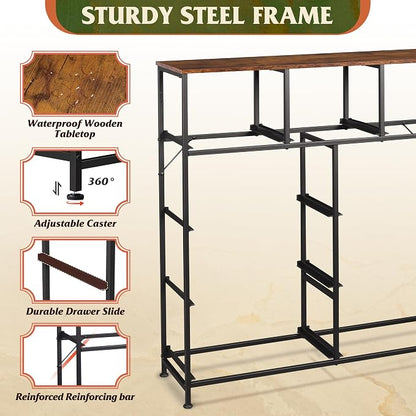 WLIVE 9-Drawer Dresser, Fabric Storage Tower - Image 8