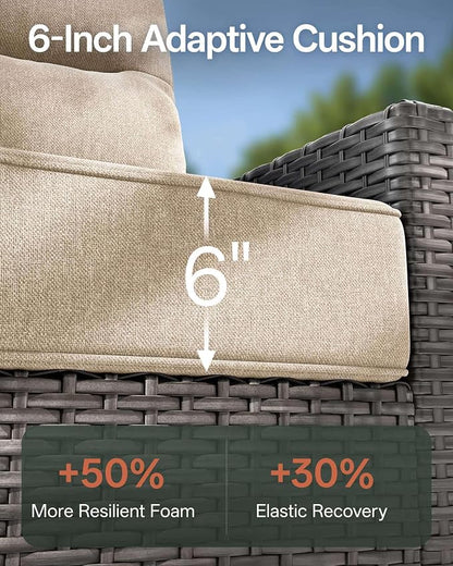 Luxury 5-Piece Patio Furniture Set - Image 3