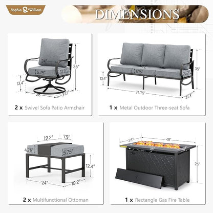 Sophia & William Patio Furniture Sets - Image 6