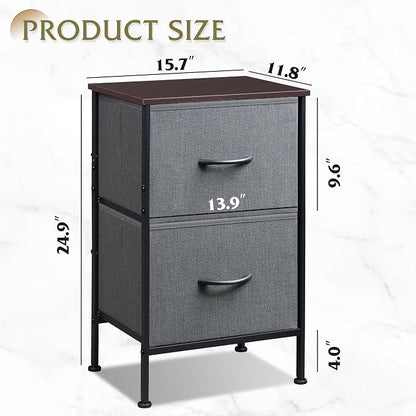 WLIVE Night Stand, Small Dresser - Image 3