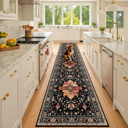 RELEANY Area Rugs 2'6"x10' Runner Rug Non Slip Washable - Image 3
