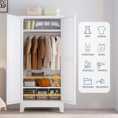 GAIOUS Metal Wardrobe Cabinet - Image 5