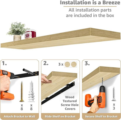Sorbus Floating Shelves for Wall - Image 4