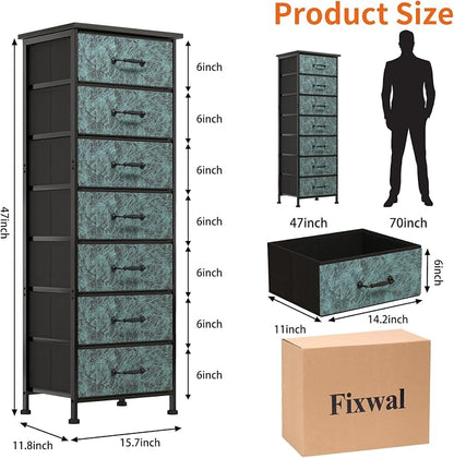 Fixwal Tall Dresser for Bedroom, Storage Dresser Organizer - Image 2