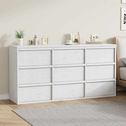 Garvee 9 Dresser for Bedroom, 58.7" Wide Dresser, Freestanding Horizontal Drawer - Image 6
