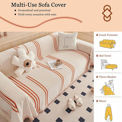 DREAMINGO Couch Cover Reversible Chenille Furniture Protector Sofa Covers - Image 6