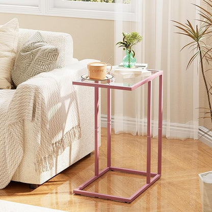 C Shaped End Table, Side End Tables - Image 2