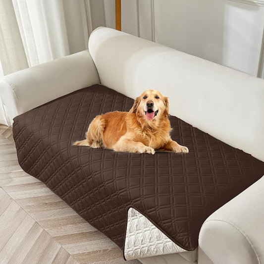 Genina Waterproof Couch Cover, Washable Anti-Slip 51 inch Loveseat Sofa Covers by Genina