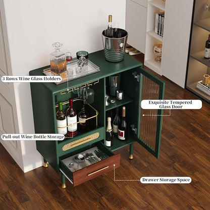 ARTPOWER Modern Coffee Bar Cabinet - Image 7