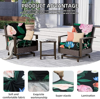 Outdoor Cushion Covers Set, Replacement - Image 3