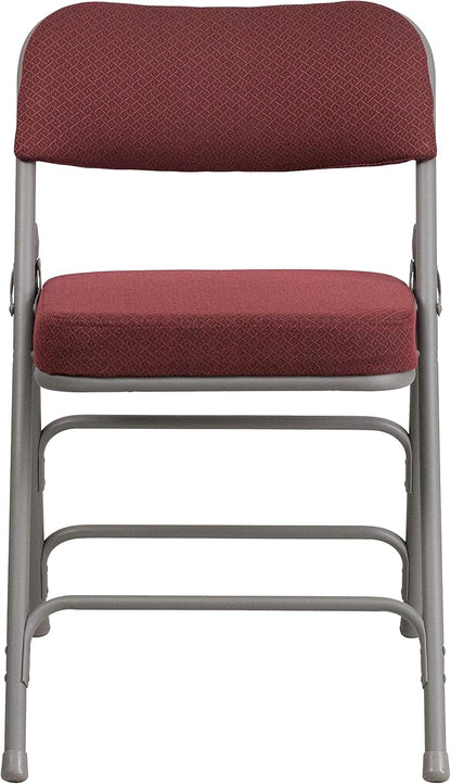 Flash Furniture 4 Pack HERCULES Series Premium Curved Triple Braced & Double - Image 5