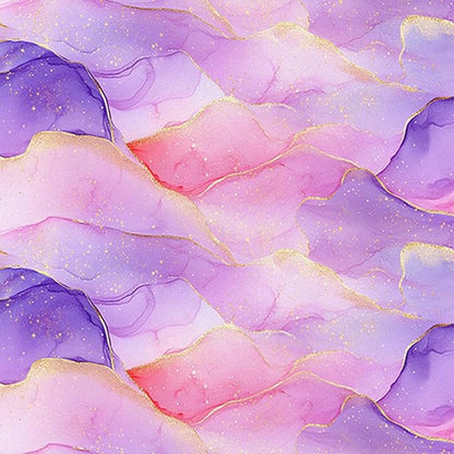 HOMETITUTE Pastel Watercolor Wallpaper Peel and Stick Purple Pink Gradient - Image 2