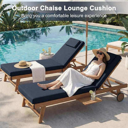 Outdoor Lounge Chair mat, 72 inches x 21 inches, Waterproof Chaise Lounge - Image 7